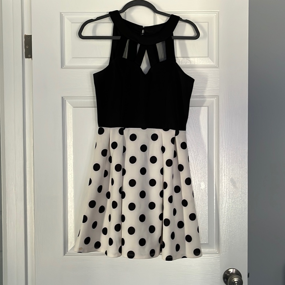 Retro Polka Dot Party Dress